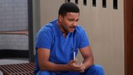 General Hospital's Marc Anthony Samuel as a sad Felix. | Image Source: ABC